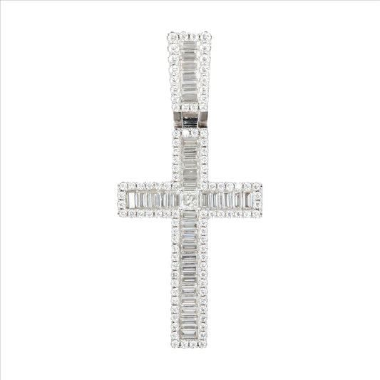 Baguette Cross Pendant