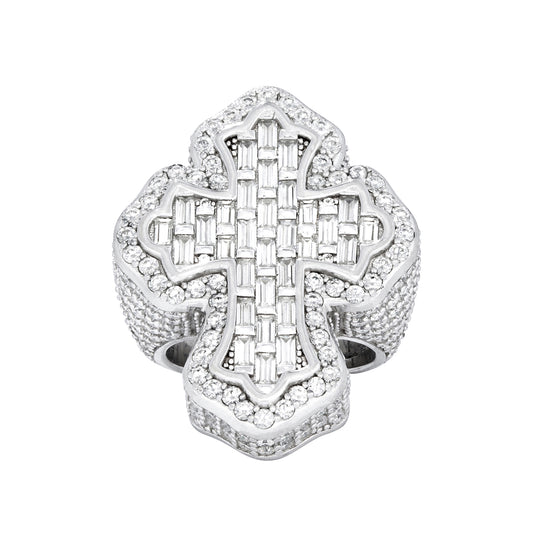 Baguette Cross Ring