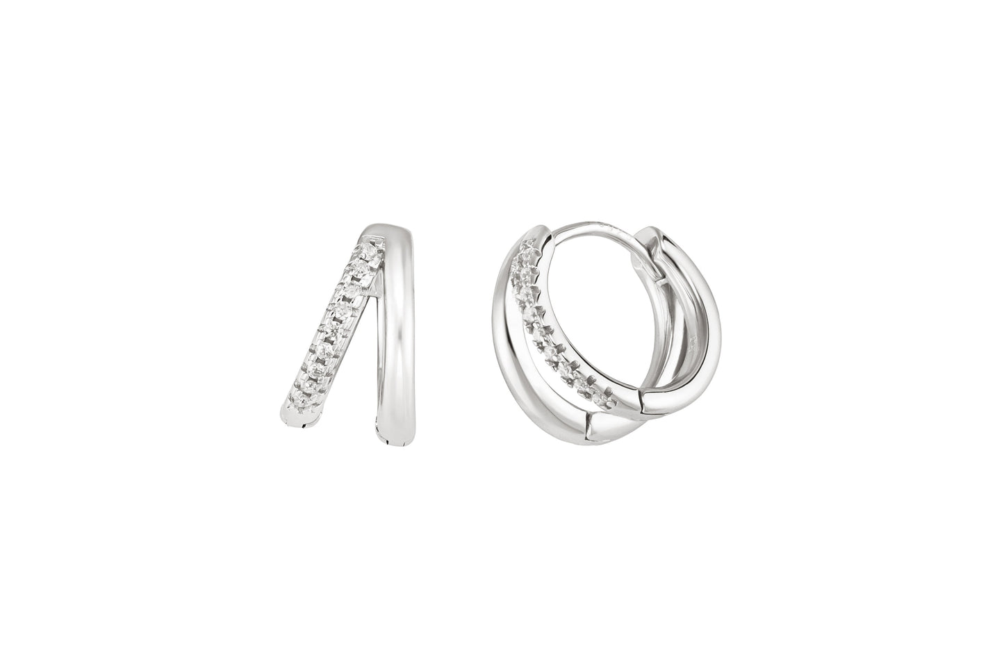 Double-Hoops Earrings