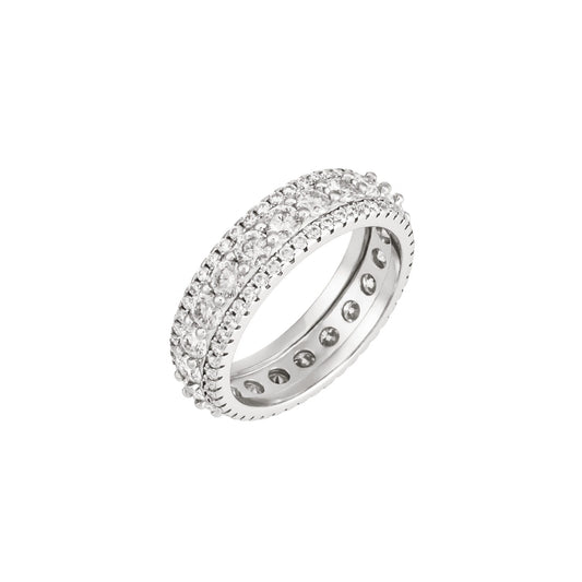 Triple Row Eternity Ring