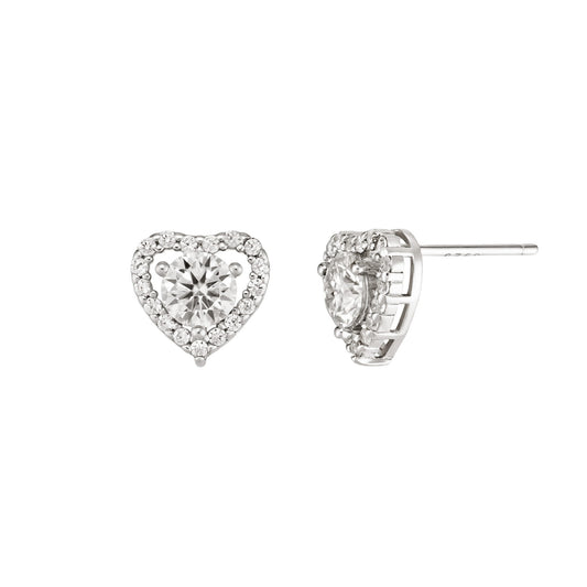 Heart Halo Earrings