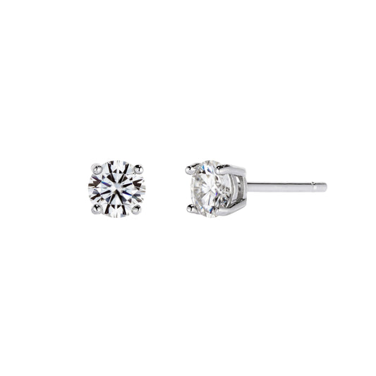 Solitaire Stud Earrings 0.5ct